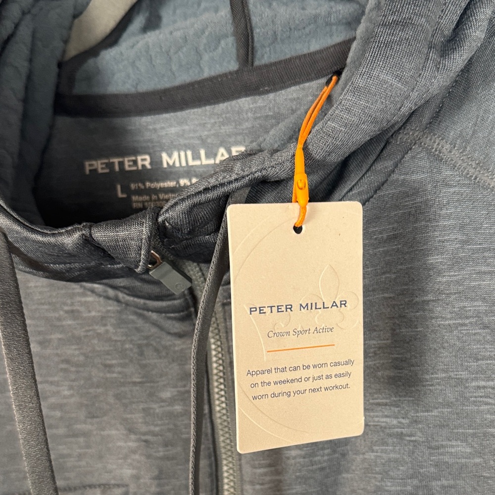 Peter Millar Dark Gray Performance Jacket NWT - image 2